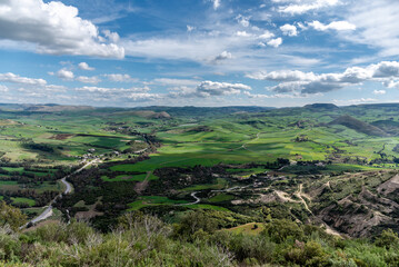 Fototapeta premium Beautiful landscape view from the north of Tunisia