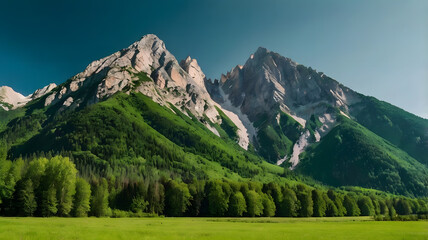 Fototapeta premium Morskie Oko: The Jewel of the Tatra Mountains: