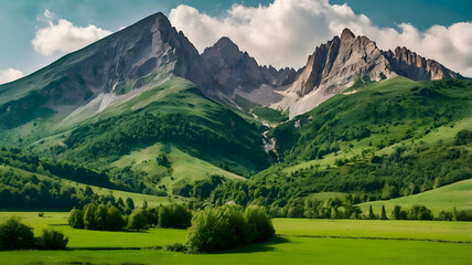 Fototapeta premium Morskie Oko: The Jewel of the Tatra Mountains: