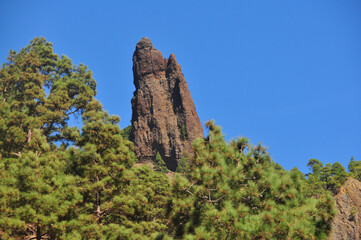 Roque de los Muchachos, Vulkanlandschaft, Insel La Palma, Kanaren, Spanien, Europa 