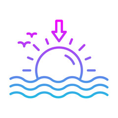 Sunset Icon