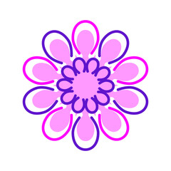 Blossom Flower Ornamental Decoration Icon