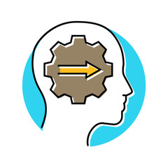 intentionality minimalism lifestyle color icon vector. intentionality minimalism lifestyle sign. isolated symbol illustration