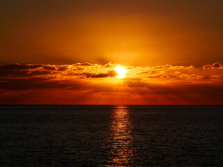 Corse - Bonifacio - Coucher de soleil