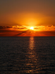 Corse - Bonifacio - Coucher de soleil