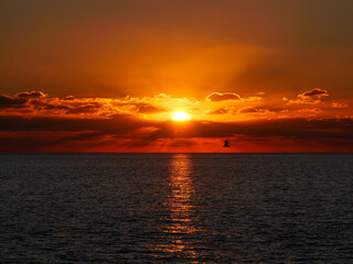 Corse - Bonifacio - Coucher de soleil