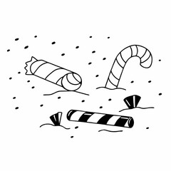 illustration of a candy