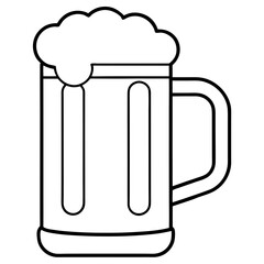 A simple Beer Mug vector