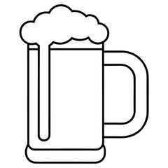 A simple Beer Mug vector