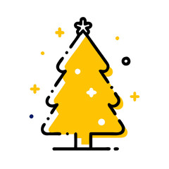 abstract christmas tree