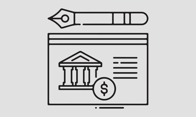 Bank examiner vector design stock illustration-Bank examiner vector Calligraphy t shirt design, card, flyer, Hand drawn lettering phrase, svg Files for Cutting Cricut and Silhouette, EPS 10