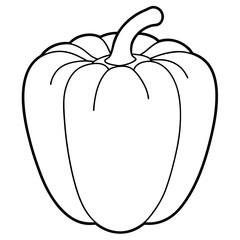 A simple Bell Pepper vector