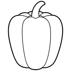 A simple Bell Pepper vector