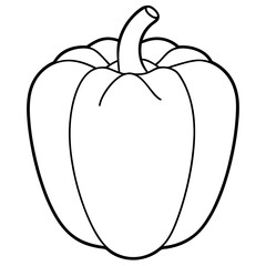 A simple Bell Pepper vector