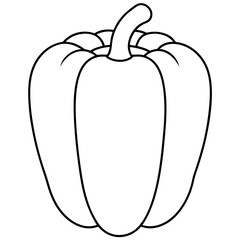 A simple Bell Pepper vector
