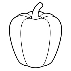A simple Bell Pepper vector