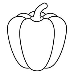 A simple Bell Pepper vector