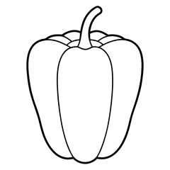 A simple Bell Pepper vector