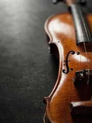 Fototapeta premium close up of a violin