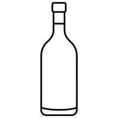 A simple Bottle of Wine vector