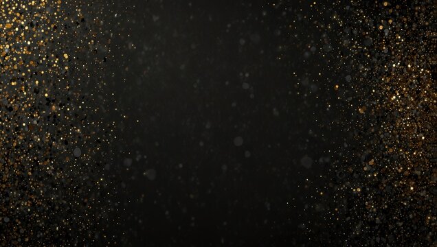 black gold glitter background
