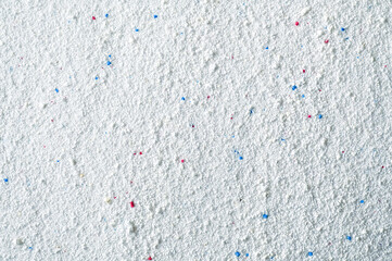 White washing powder or laundry detergent as texture or background