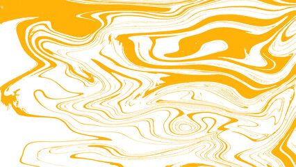 Yellow Marble ink texture acrylic painted waves texture background.  An intensive colorful mix of acrylic vibrant colors.