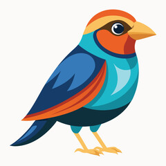 shown bird vector 