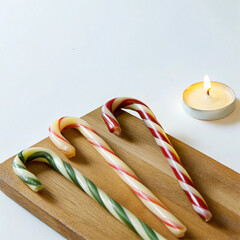 christmas cookies on table