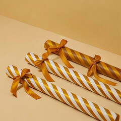 gold ribbon bow