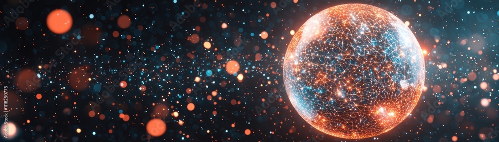 Poster exploring the future of ai and quantum computing a visualization of quantum-resistant technology in 