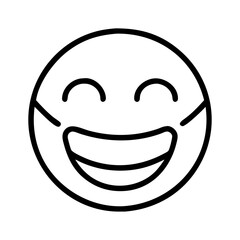 happy face mask icon, new year illustration, new year icon - simple black line art of happy face mask, symbolizing new year celebrations  new year vector 