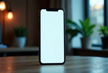 Modern Smartphone Mockup - Blank Screen, Depth, Mood, Vibe, Lighting, Atmosphere, Style, Quality