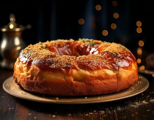 Galette des rois aux fruits confits