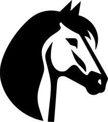 Horse - High Quality Vector Logo - Vector illustration ideal for T-shirt graphic
