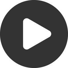 Play Button Icon in Circle