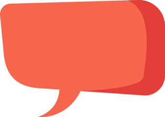 Colorful Speech Bubble