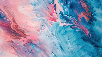 Abstract artistic background with epoxy resin. Vibrant and fluid design.