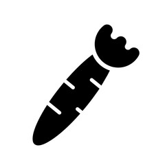 carrot icon for graphic design