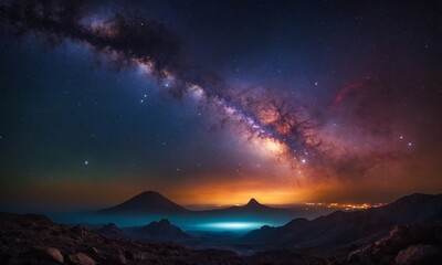 우주오로라 멋진우주배경