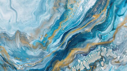 Fototapeta premium Abstract artistic background with epoxy resin. Vibrant and fluid design.