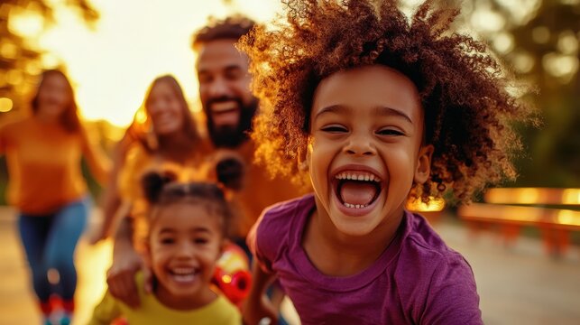 Two joyful children roller skating side by side, radiating happiness in a sunlit environment, fostering friendship, playfulness, and sheer delight in their shared experience.