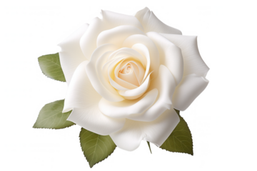 Elegant White Rose Blossom Natures Beauty, Soft Petals, Delicate Bloom