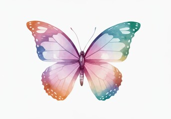 Obraz premium Watercolor Pastel Butterfly