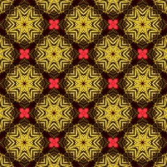 Christmas Festive Winter Holiday Seamless Pattern | Joyful Snowflakes, Gifts, and Ornaments | Perfect for Wrapping Paper, Textiles, and Digital Design