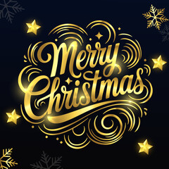 Obraz premium christmas background text marry christmas