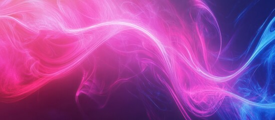 Fototapeta premium Abstract pink and blue swirling smoke.