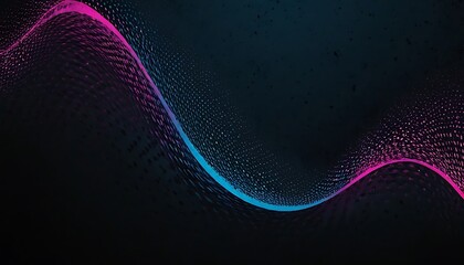  purple wave with blue lines and a line of dots background analysis, artistic, colours, connection, 10