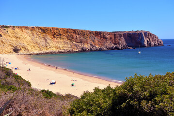 Obraz premium mareta beach (praia da mareta) Sagres algarve Portugal