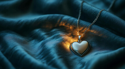 Timeless Elegance: A Heart-Shaped Necklace and Clown Charm for a Perfect Valentine's Day Gift